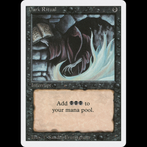MTG Dark Ritual Revised Edition 3ed#99