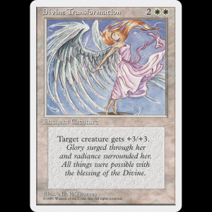 MTG Transformación divina (Divine Transformation) Fourth Edition 4ed#23