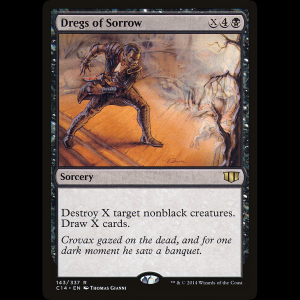 MTG Residuos del dolor (Dregs of Sorrow) Commander 2014 c14#143