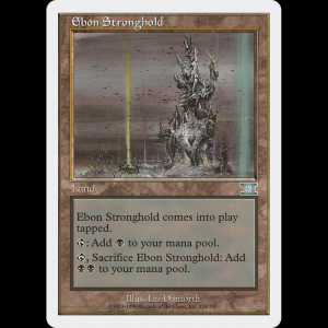 MTG Baluarte de ébano (Ebon Stronghold) Classic Sixth Edition 6ed#324