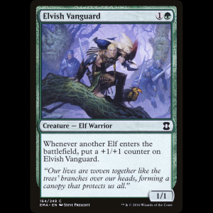 MTG Elvish Vanguard Eternal Masters ema#164