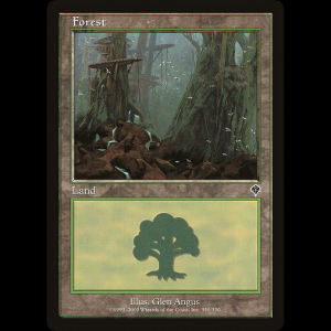 MTG Bosque (Forest) Invasion inv#350