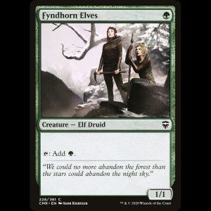 MTG Fyndhorn Elves Commander Legends cmr#228