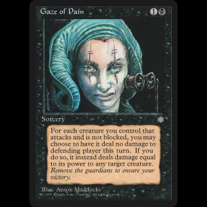 MTG Mirada de dolor (Gaze of Pain) Ice Age ice#128