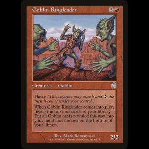 MTG Cabecilla trasgo (Goblin Ringleader) Apocalypse apc#62