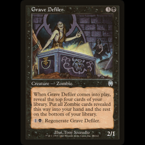 MTG Profanador de tumbas (Grave Defiler) Apocalypse apc#40