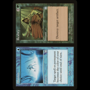 MTG  (Illusion // Reality) Apocalypse apc#129