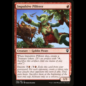 MTG Impulsive Pilferer Commander Legends cmr#185