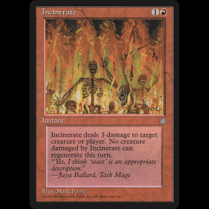 MTG Incinerate Ice Age ice#194