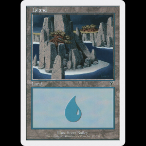 MTG Island Seventh Edition 7ed#332