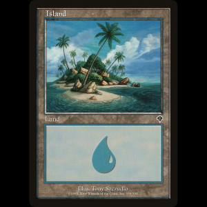 MTG Isla (Island) Invasion inv#335
