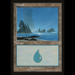 MTG Isla (Island) Invasion inv#336
