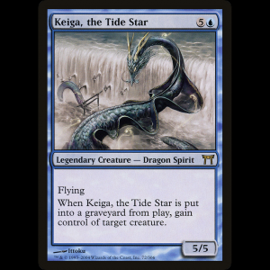 MTG Keiga, la estrella de la marea (Keiga, the Tide Star) Champions of Kamigawa chk#72
