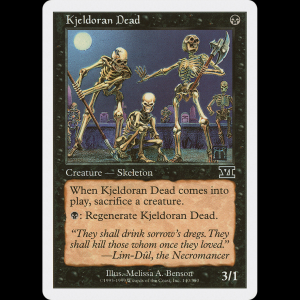 MTG Muertos kjeldoranos (Kjeldoran Dead) Classic Sixth Edition 6ed#140