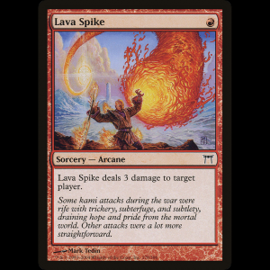 MTG Descarga de lava (Lava Spike) Champions of Kamigawa chk#178