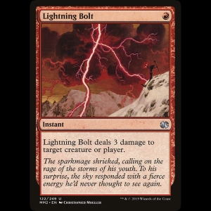 MTG Lightning Bolt Modern Masters 2015 mm2#122