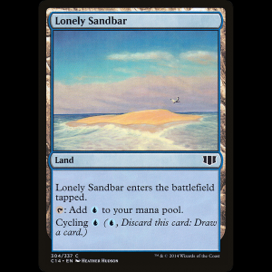 MTG Lonely Sandbar Commander 2014 c14#304