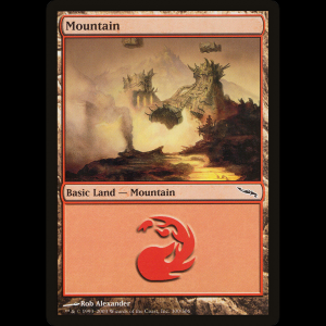 MTG Mountain Mirrodin mrd#300