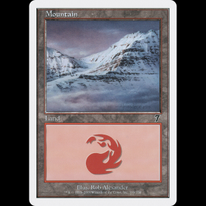 MTG Mountain Seventh Edition 7ed#338