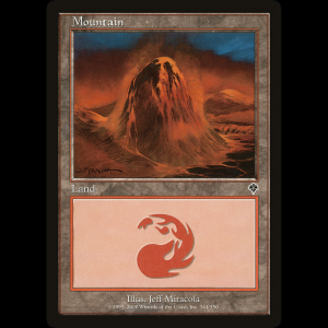 MTG Montaña (Mountain) Invasion inv#344