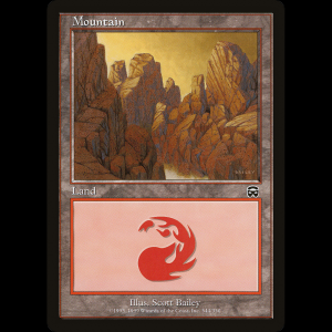 MTG Montaña (Mountain) Mercadian Masques mmq#344