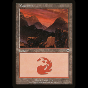 MTG Montanha (Mountain) Invasion inv#345