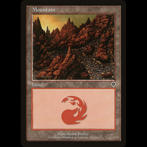 MTG Montaña (Mountain) Invasion inv#346