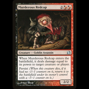MTG Murderous Redcap Modern Masters mma#192