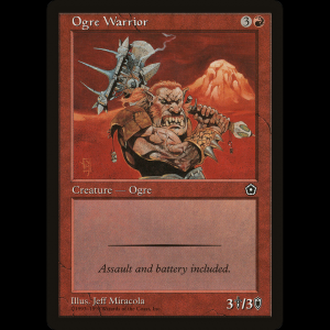 MTG Guerrero ogro (Ogre Warrior) Portal Second Age p02#113