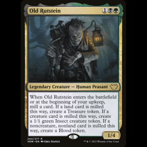 MTG Viejo Rutstein (Old Rutstein) Innistrad: Crimson Vow vow#244