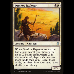 MTG Exploradora de Oreskos (Oreskos Explorer) Commander 2017 c17#68