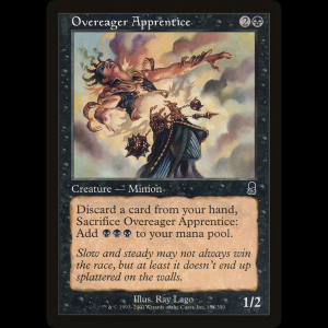 MTG Aprendiz superimpaciente (Overeager Apprentice) Odyssey ody#154