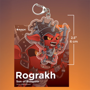 Mtg Partner Commanders Rograkh Gatherers Tavern Keychain Llavero