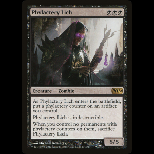 MTG Liche de la filacteria (Phylactery Lich) Magic 2013 m13#104