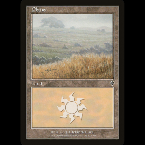 MTG Llanura (Plains) Invasion inv#333