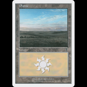MTG Plains Seventh Edition 7ed#342