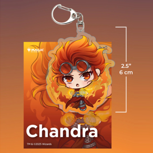 Mtg Planeswalker Chandra Gatherers Tavern Keychain Llavero