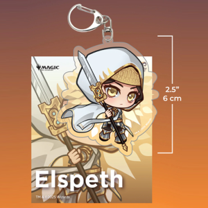 Mtg Planeswalker Elspeth Gatherers Tavern Keychain Llavero
