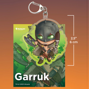 Mtg Planeswalker Garruk Gatherers Tavern Keychain Llavero