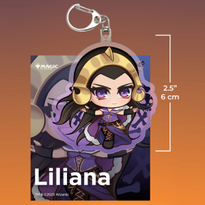 Mtg Planeswalker Liliana Gatherers Tavern Keychain Llavero