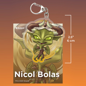 Mtg Planeswalker Nicol Bolas Gatherers Tavern Keychain Llavero