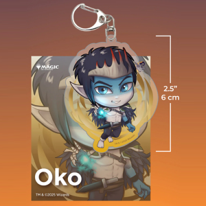 Mtg Planeswalker Oko Gatherers Tavern Keychain Llavero