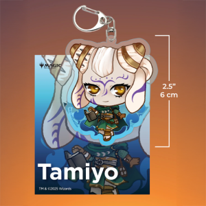 Mtg Planeswalker Tamiyo Gatherers Tavern Keychain Llavero