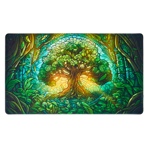 MTG Playmat Arcane Fortress Mythical Forest