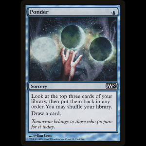 MTG Reflexionar (Ponder) Magic 2010 m10#68