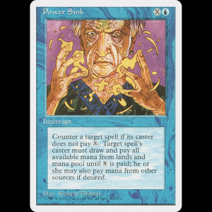 MTG Sumidero del poder (Power Sink) Fourth Edition 4ed#93