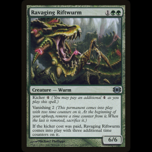 MTG Ravaging Riftwurm Future Sight fut#135