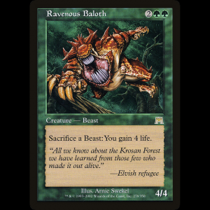 MTG Báloth voraz (Ravenous Baloth) Onslaught ons#278