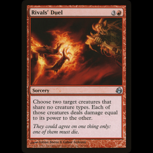 MTG Duelo de rivales (Rivals' Duel) Morningtide mor#99