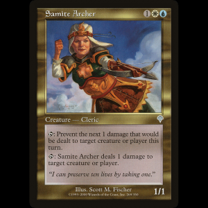 MTG Arquera Samita (Samite Archer) Invasion inv#269